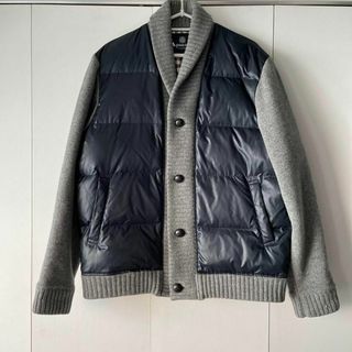 アクアスキュータム(AQUA SCUTUM)の13 Aquascutum アクアスキュータム ダウン ニット セーター コート(ダウンジャケット)