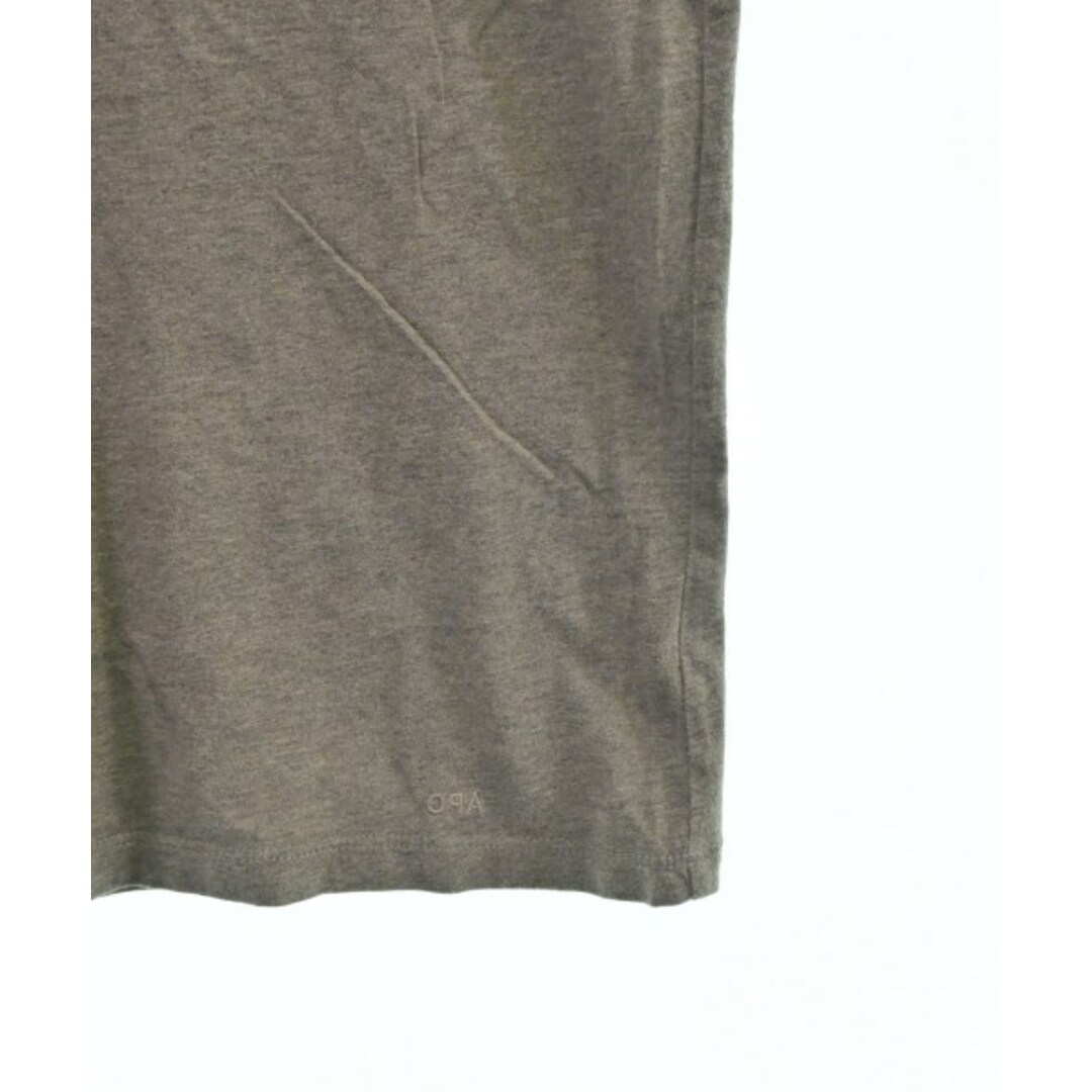 A.P.C. アーペーセー Tシャツ・カットソー S グレーベージュ 【古着】【中古】 メンズのトップス(Tシャツ/カットソー(半袖/袖なし))の商品写真