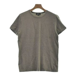 A.P.C. アーペーセー Tシャツ・カットソー S グレーベージュ 【古着】【中古】(Tシャツ/カットソー(半袖/袖なし))