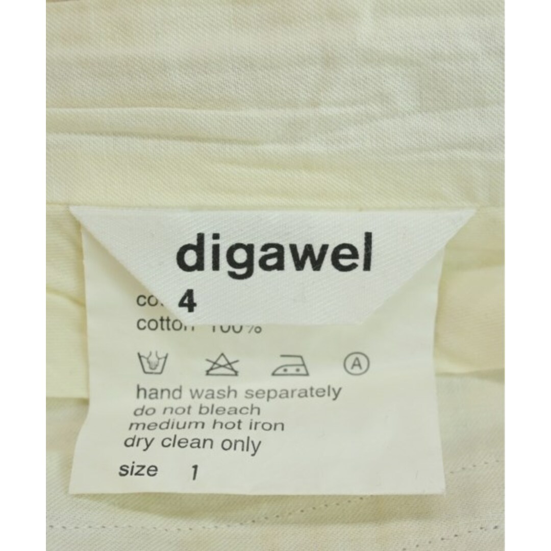 DIGAWEL(ディガウェル)のDIGAWEL ディガウェル パンツ（その他） 1(S位) ベージュ 【古着】【中古】 メンズのパンツ(その他)の商品写真