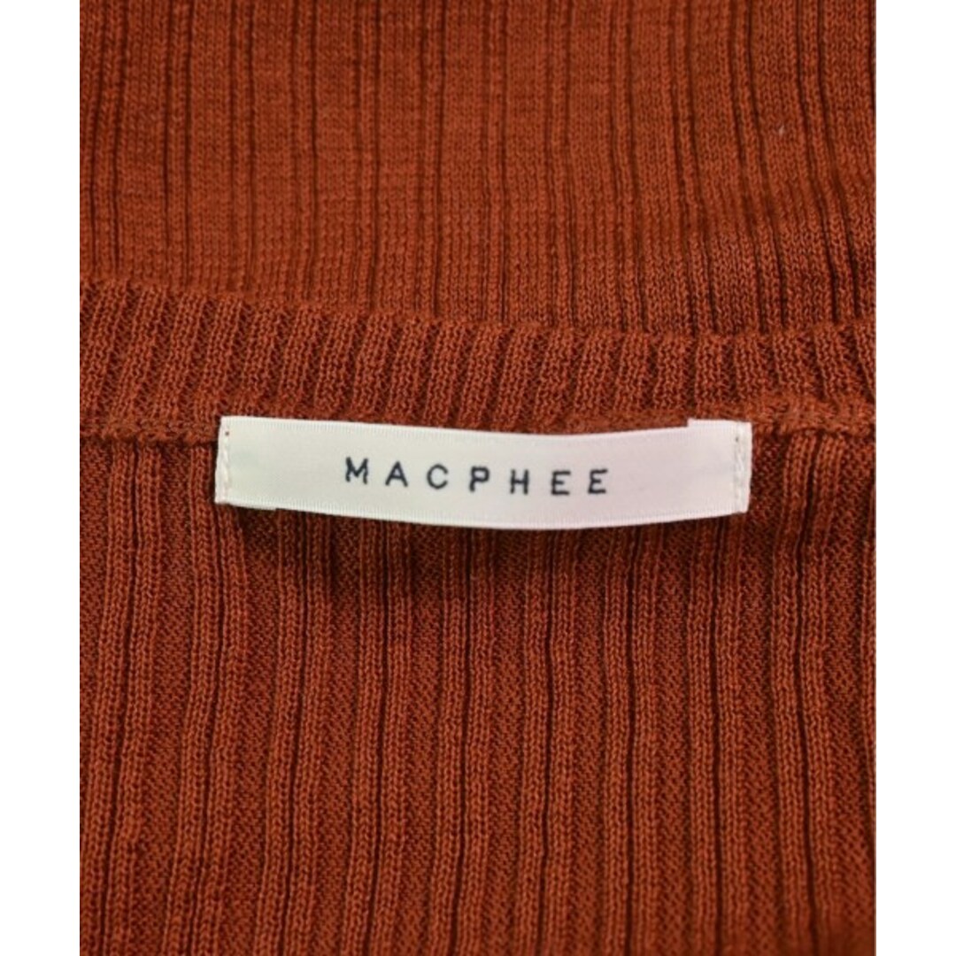 MACPHEE(マカフィー)のMACPHEE マカフィー ニット・セーター S オレンジ 【古着】【中古】 レディースのトップス(ニット/セーター)の商品写真