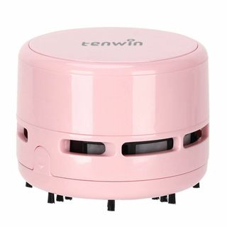 【色: ピンク】Tenwinデスクトップ掃除機 デスクトップ コンピュータキーボ(OA機器)