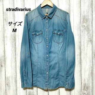 ストラディバリウス(stradivarius)のstradivarius ストラディバリウス (M)　ブラウス　長袖(シャツ/ブラウス(長袖/七分))