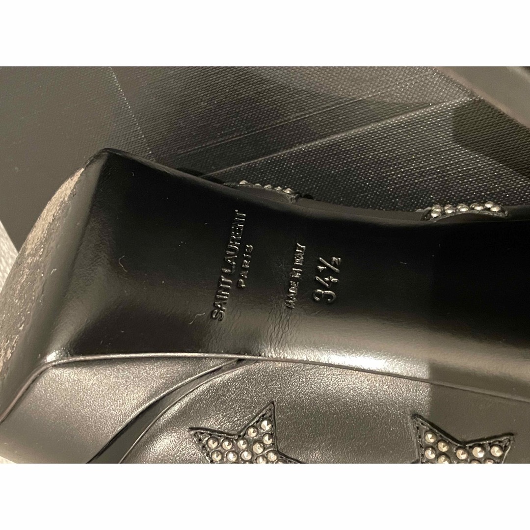 Yves Saint Laurent(イヴサンローラン)のイヴサンローラン　星　スター　スタッズ　ブラック　黒　パンプス　ヒール　美品 レディースの靴/シューズ(ハイヒール/パンプス)の商品写真