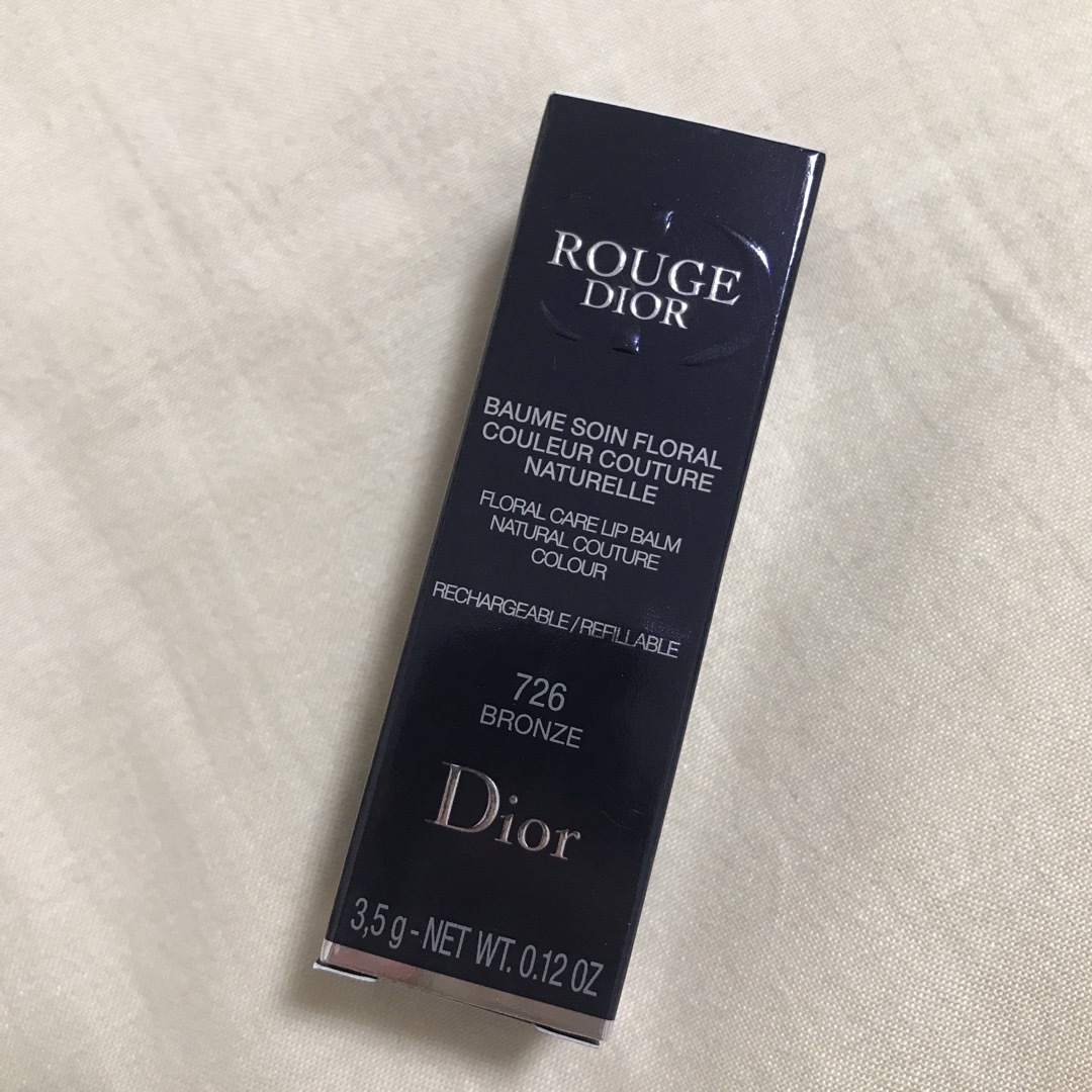 Christian Dior(クリスチャンディオール)のルージュ ディオール　バーム　リップバーム　726 BRONZE 未使用 コスメ/美容のベースメイク/化粧品(口紅)の商品写真