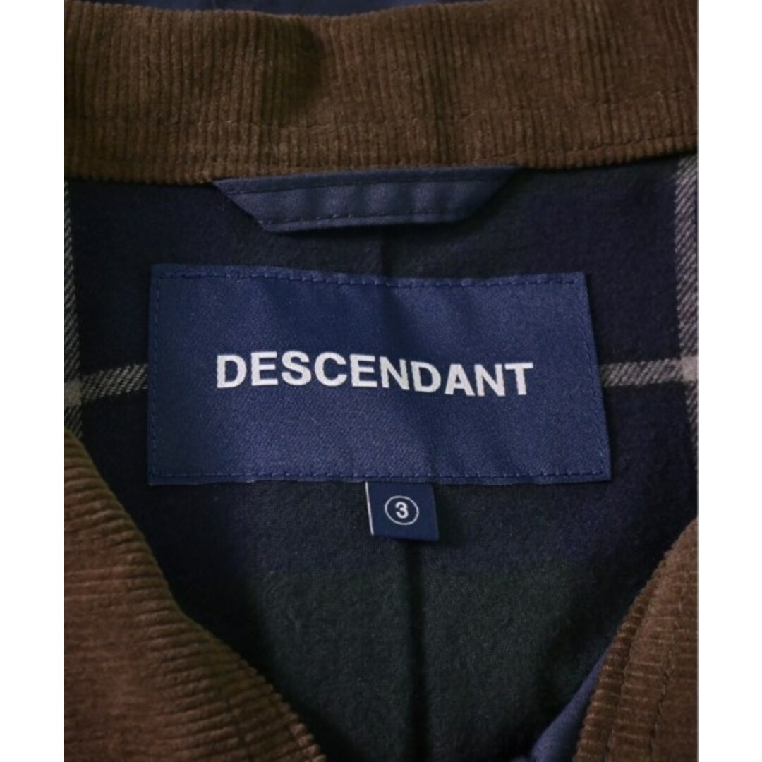 DESCENDANT(ディセンダント)のDESCENDANT ディセンダント コート 3(L位) 紺 【古着】【中古】 メンズのジャケット/アウター(その他)の商品写真