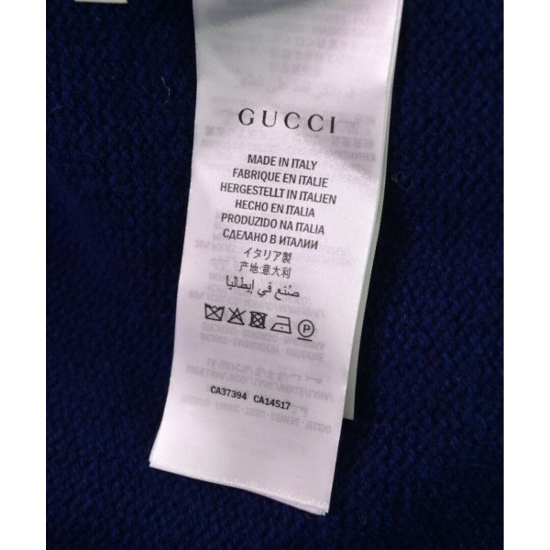 GUCCI - GUCCI グッチ ニット・セーター M 青x赤x緑等 【古着 GUCCI - GUCCI グッチ ニット・セーター M 青x赤x緑等 【古着