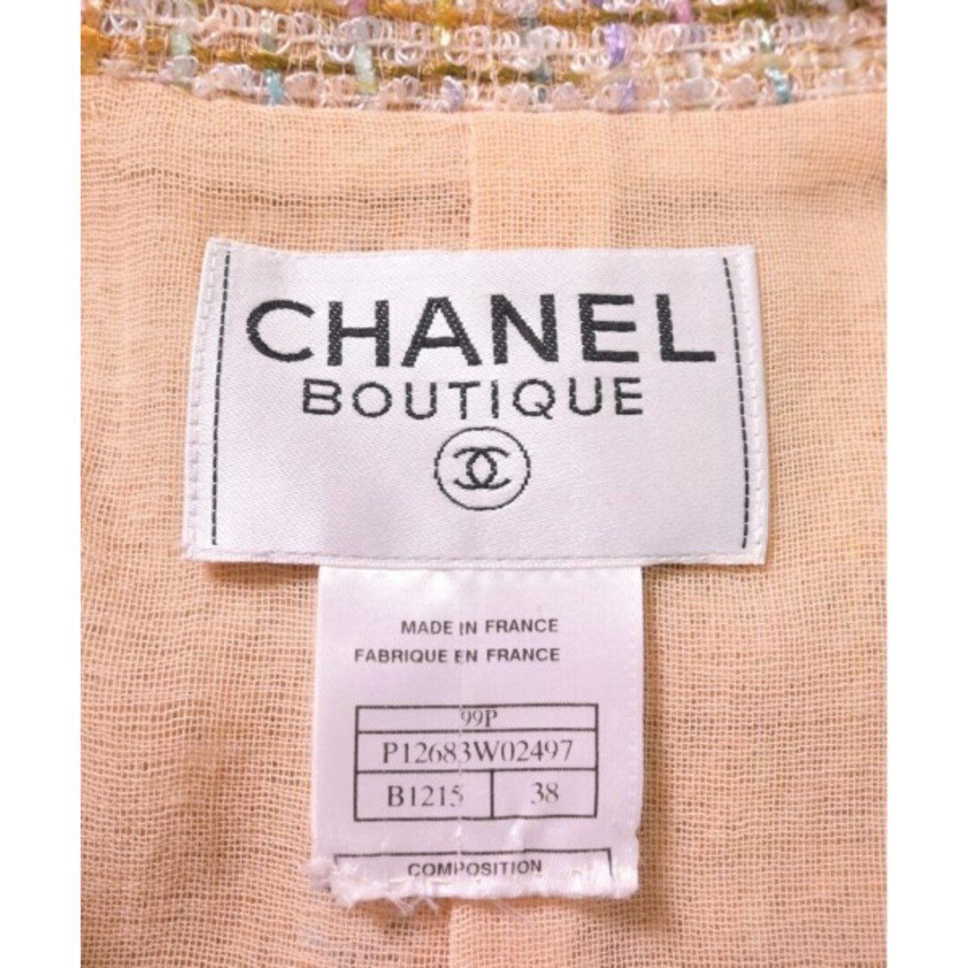 CHANEL(シャネル)のCHANEL シャネル ジャケット 38(S位) ベージュ系(ツイード) 【古着】【中古】 レディースのジャケット/アウター(その他)の商品写真