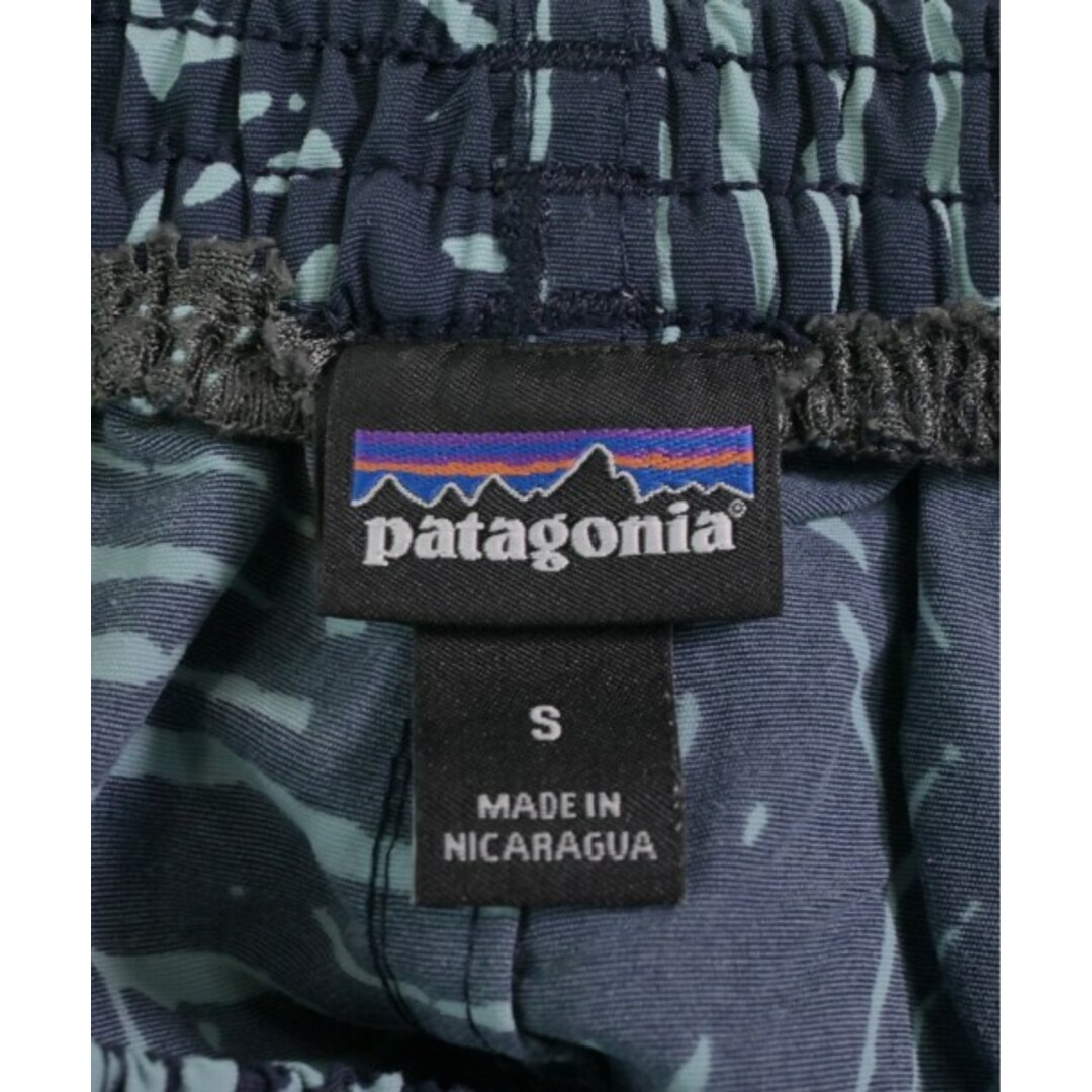 patagonia(パタゴニア)のpatagonia パタゴニア ショートパンツ S 紺x水色(総柄) 【古着】【中古】 メンズのパンツ(ショートパンツ)の商品写真