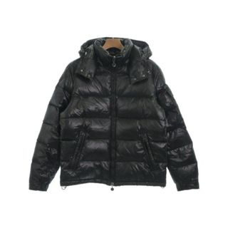 モンクレール(MONCLER)のMONCLER モンクレール ダウンジャケット/ダウンベスト 3(L位) 黒 【古着】【中古】(ダウンジャケット)