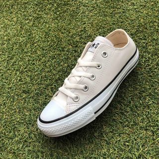 コンバース(CONVERSE)の美品22.5 converseコンバース レザー オールスター OX HW644(スニーカー)