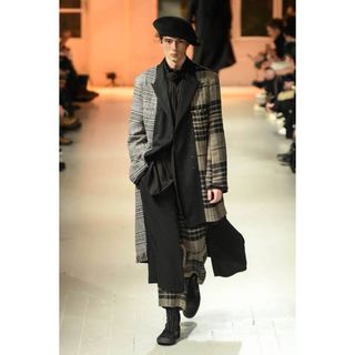 ヨウジヤマモトプールオム(Yohji Yamamoto POUR HOMME)のYOHJI YAMAMOTO 20awリバーシブルジャケット(チェスターコート)