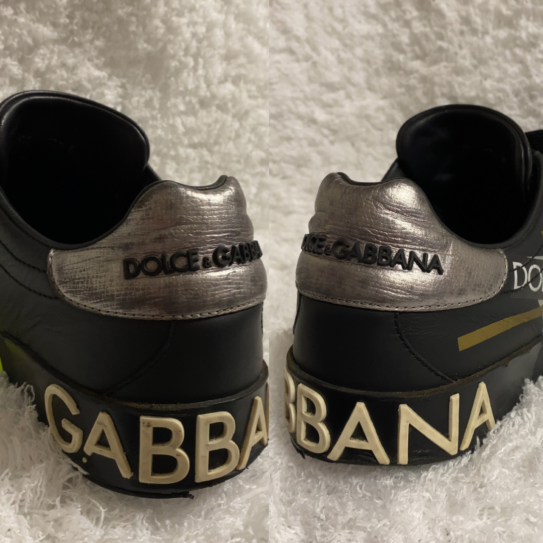 DOLCE&GABBANA(ドルチェアンドガッバーナ)の希少！DOLCE&GABBANA ドルガバ ローカットスニーカー ロゴ  8 メンズの靴/シューズ(スニーカー)の商品写真