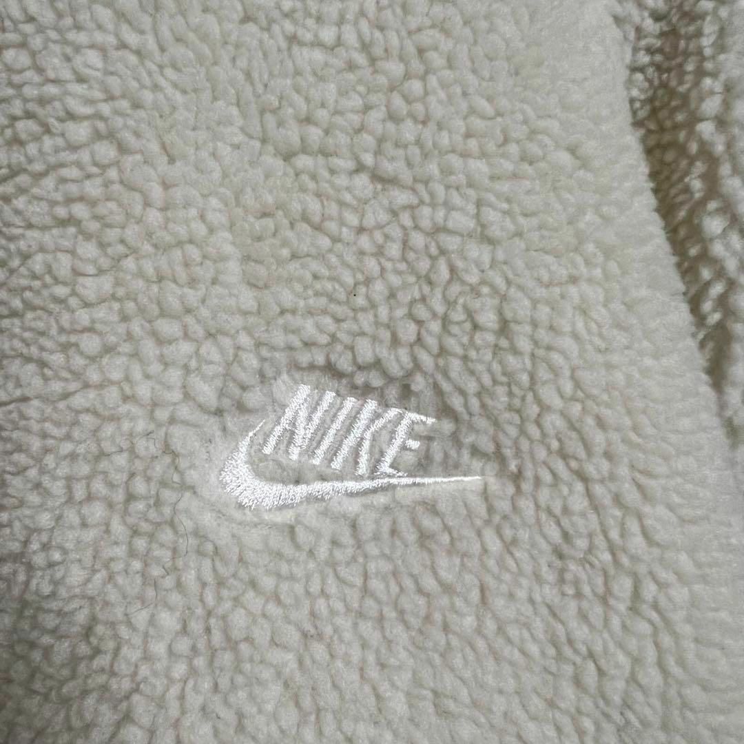 NIKE(ナイキ)の【ビッグサイズ】NIKE ナイキ ボアジャケット ビッグSWOOSH ホワイト メンズのジャケット/アウター(ブルゾン)の商品写真