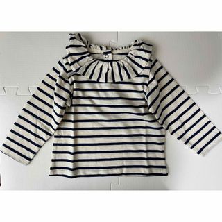 プチバトー(PETIT BATEAU)のプチバトー  マリニエール長袖ブラウス(Tシャツ/カットソー)