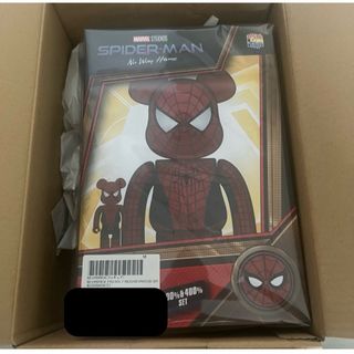 ベアブリック(BE@RBRICK)のBE@RBRICK FRIENDLY SPIDER-MAN 100％&400％(その他)