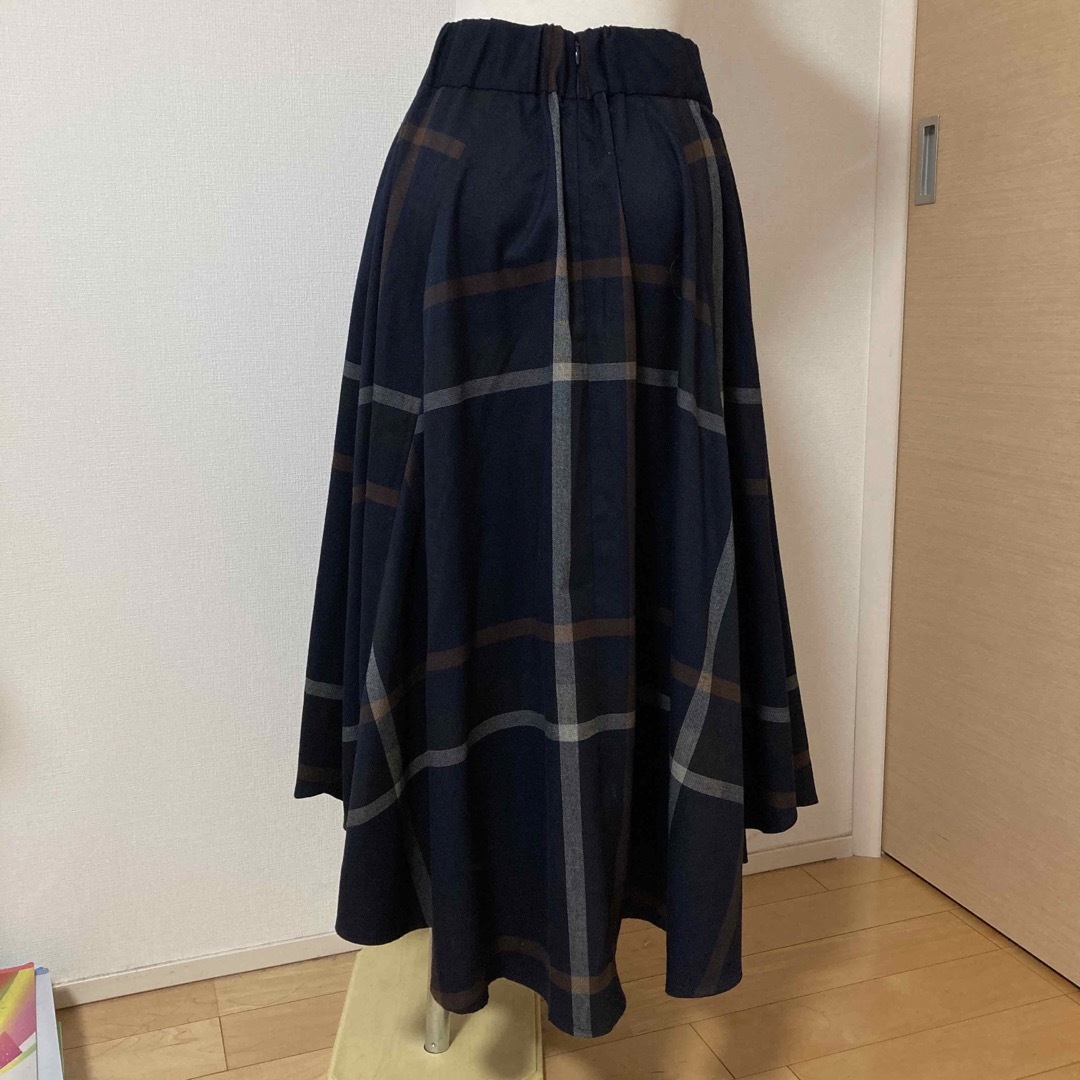 FENNEL フェンネル　ビッグチェック　アシンメトリースカート　 レディースのスカート(ロングスカート)の商品写真