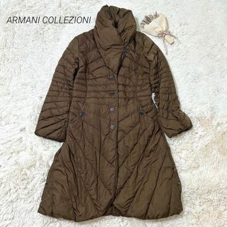 アルマーニ コレツィオーニ(ARMANI COLLEZIONI)のアルマーニ ARMANI COLLEZIONI ショールカラーダウンコート 38(ダウンコート)