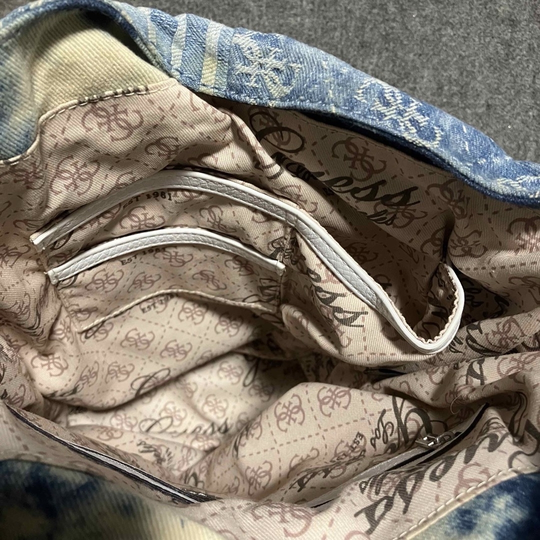 GUESS - 【GUESS / ゲス】 デニム / バケットバッグの通販 by GUESS - 【GUESS / ゲス】 デニム / バケットバッグの通販 by