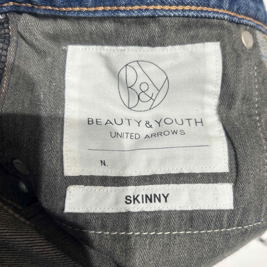 BEAUTY&YOUTH UNITED ARROWS(ビューティアンドユースユナイテッドアローズ)のタイムセール！BEAUTY&YOUTH BY シェービング デニム 5ポケット メンズのパンツ(デニム/ジーンズ)の商品写真