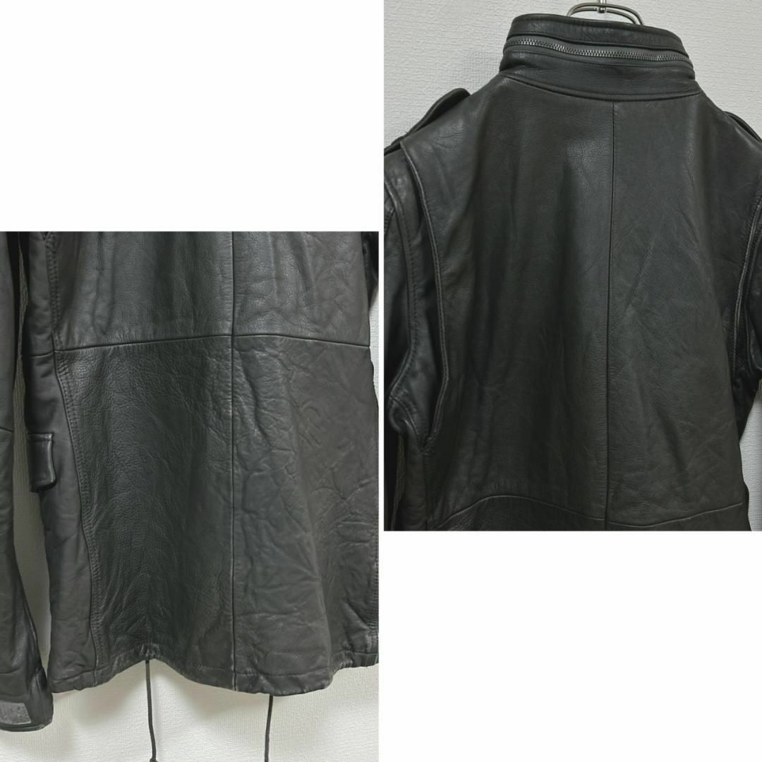 junhashimoto(ジュンハシモト)のAZ jun hashimoto M65　カウレザージャケットL メンズのジャケット/アウター(レザージャケット)の商品写真