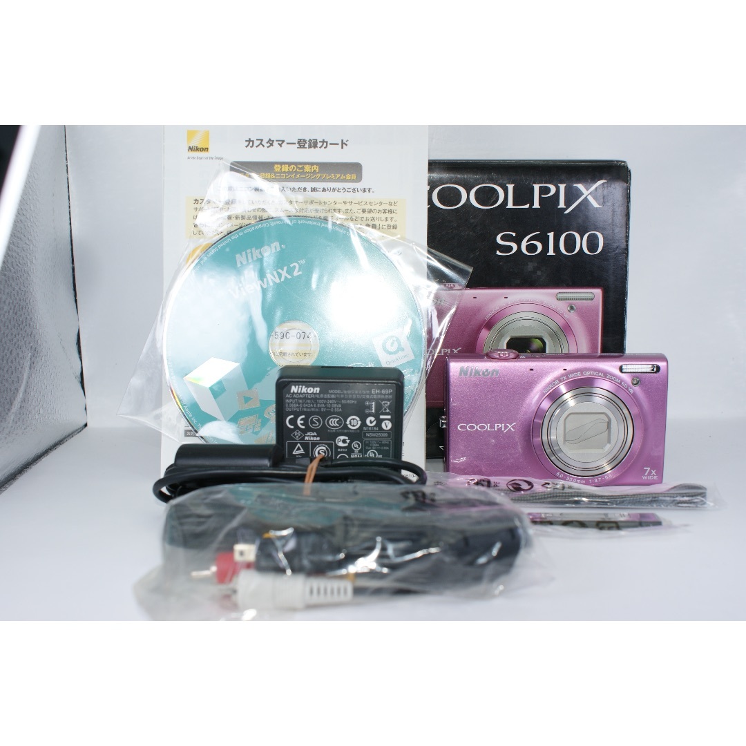 カメラNIKON COOLPIX S6100 / 新品級2000万画素オーバー#425