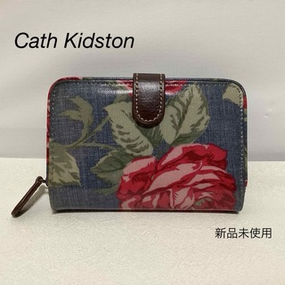 キャスキッドソン(Cath Kidston)の⭐︎新品未使用⭐︎Cath Kidston 花柄　ローズ　二つ折り　財布(財布)