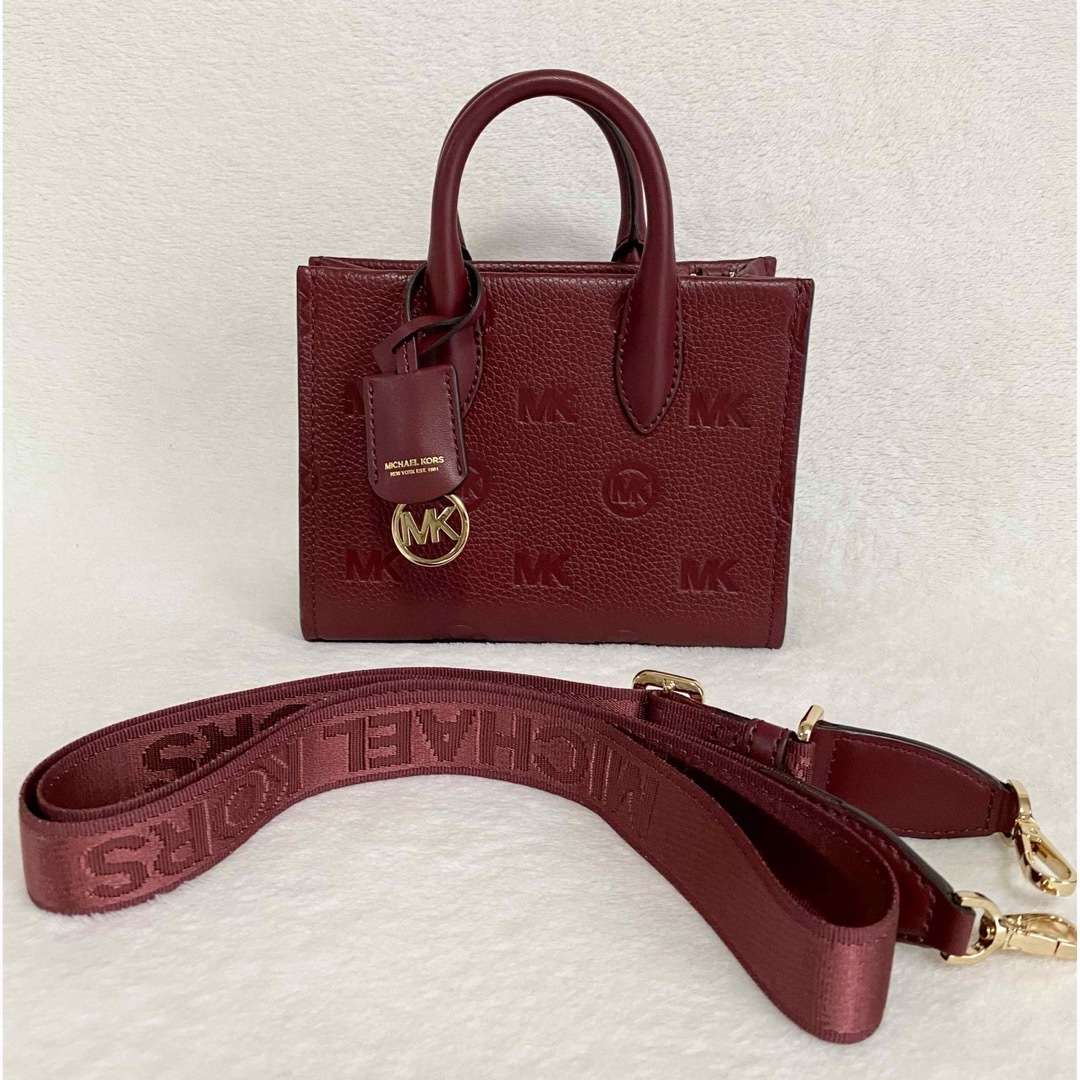 Michael Kors(マイケルコース)のMICHAEL KORS MIRELLAトップジップショッパートートクロスボディ レディースのバッグ(ハンドバッグ)の商品写真