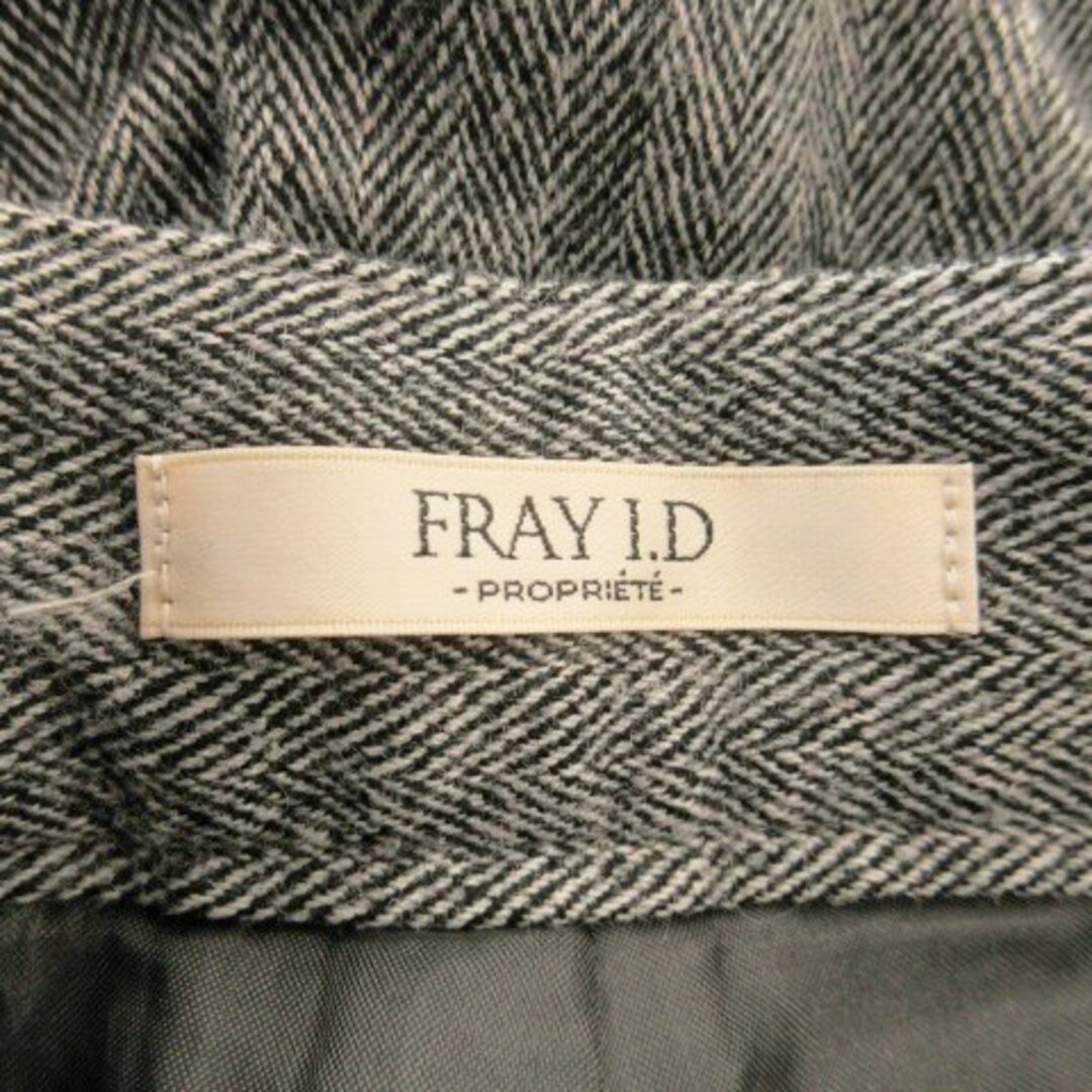 FRAY I.D(フレイアイディー)のフレイアイディー パンツ ツイード スラックス テーパード アンクル 0 グレー レディースのパンツ(その他)の商品写真