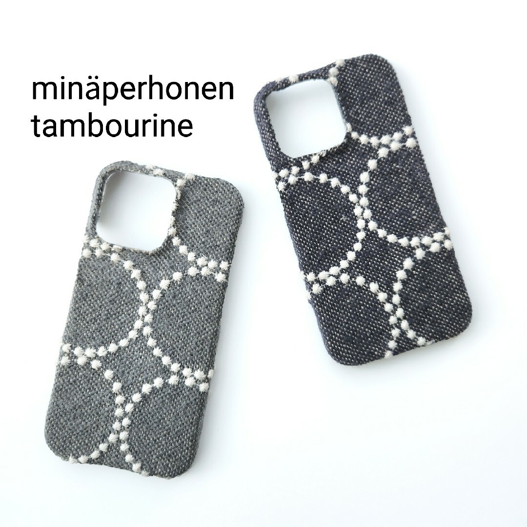 mina perhonen(ミナペルホネン)のハンドメイド ミナペルホネン スマホケース【受注製作】 ハンドメイドのスマホケース/アクセサリー(スマホケース)の商品写真