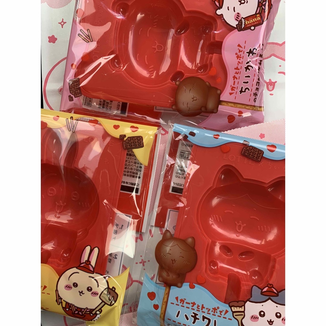 ちいかわチョコレート型3種 エンタメ/ホビーのおもちゃ/ぬいぐるみ(キャラクターグッズ)の商品写真