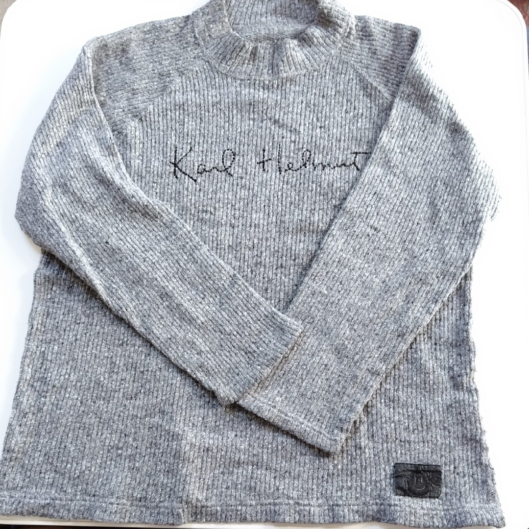Karl Helmut(カールヘルム)のカールヘルム　薄手の綿セーター メンズのトップス(ニット/セーター)の商品写真