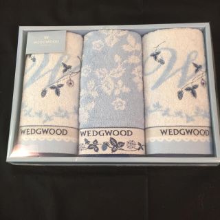 ウェッジウッド(WEDGWOOD)のウエッジウッド  タオル  フェイスタオルセット  3枚  新品  未使用(タオル/バス用品)