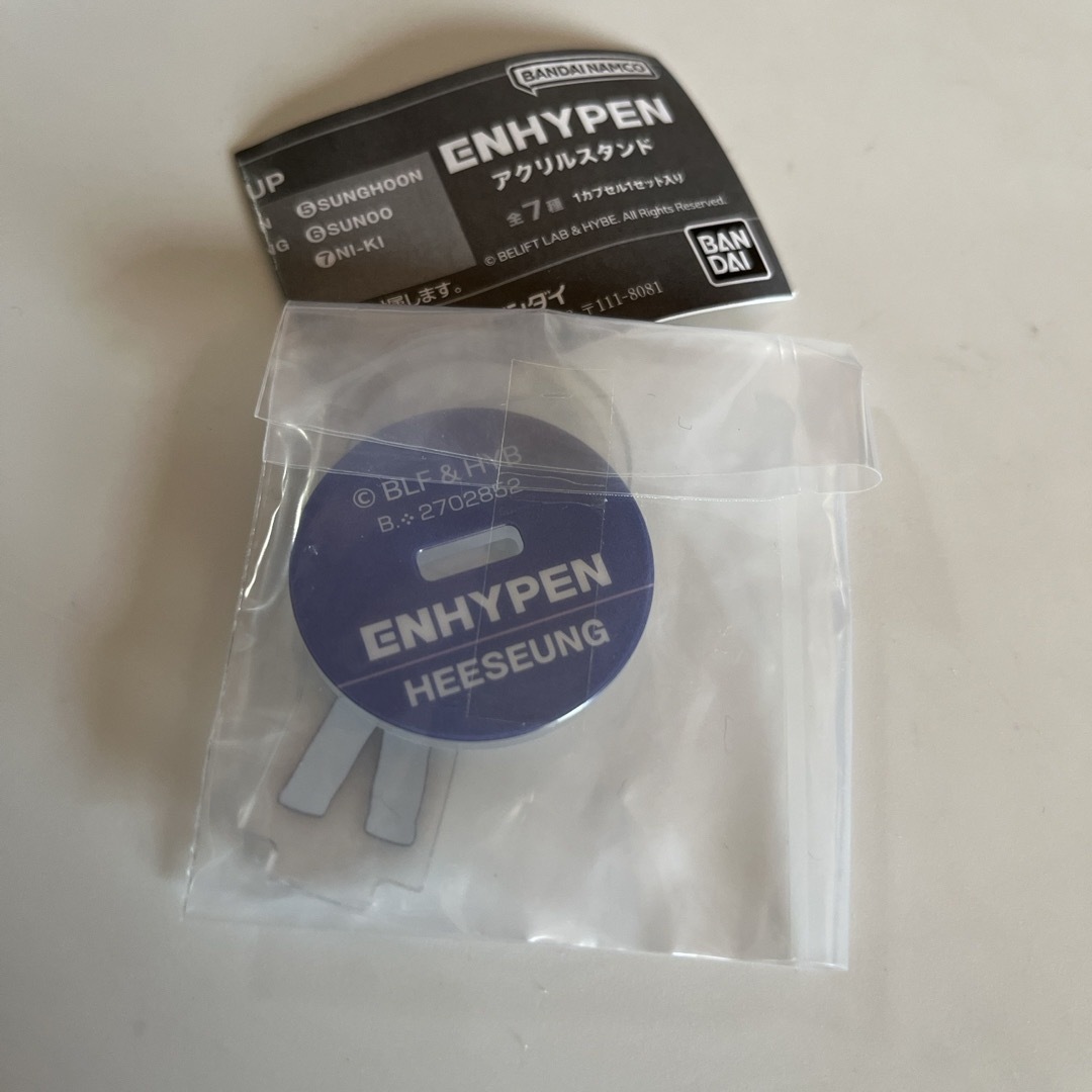 ENHYPEN(エンハイプン)の ENHYPEN カプセルアクリルスタンド HEESEUNG エンタメ/ホビーのCD(K-POP/アジア)の商品写真