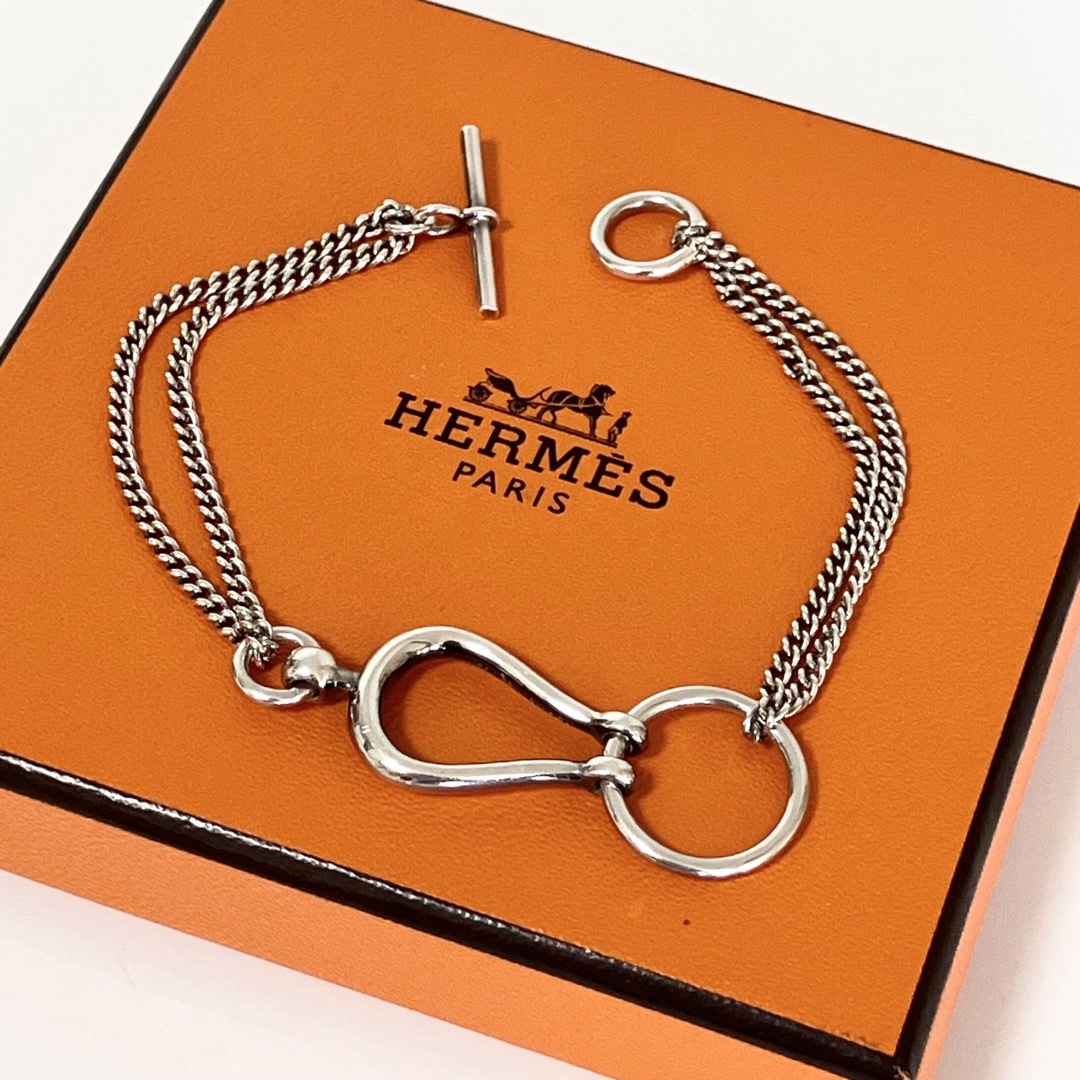 HERMES エルメス マルジェラ期 ヴィンテージ 激レア 希少 ブレスレット★約18cmw1283