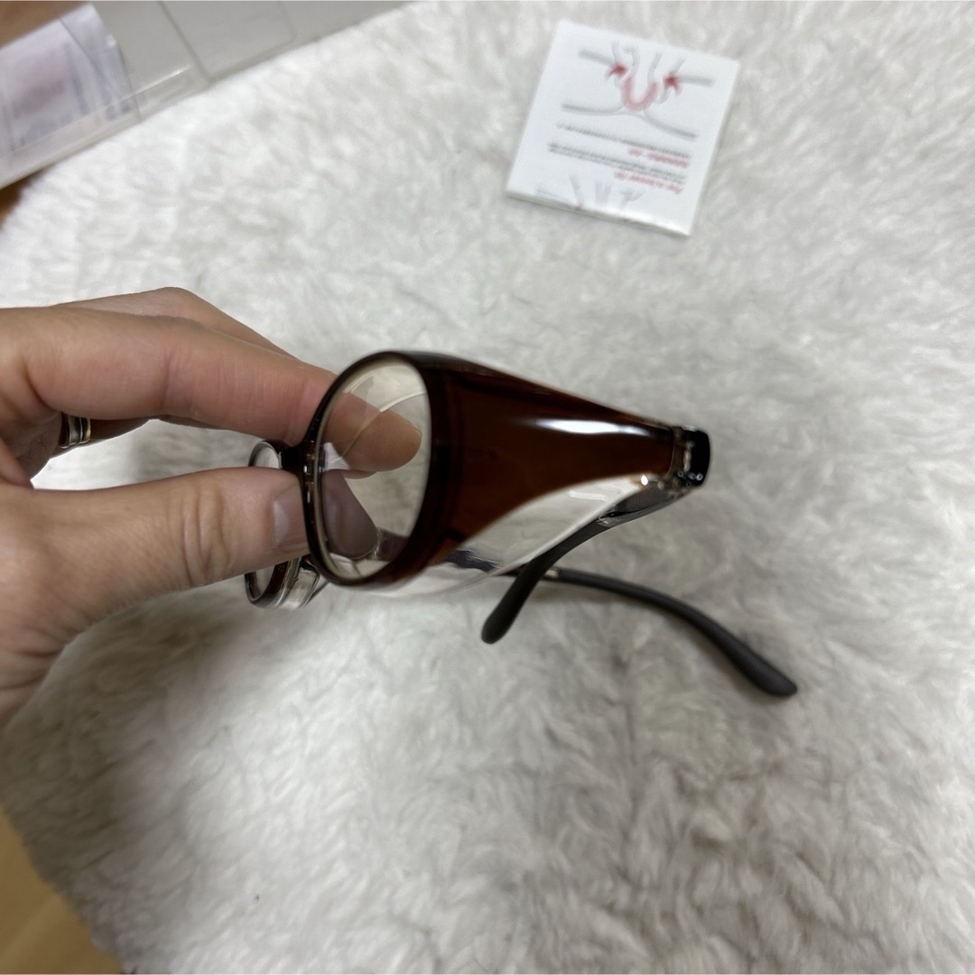 JINS(ジンズ)のJiNS 花粉カットメガネ ブラウン メンズのファッション小物(サングラス/メガネ)の商品写真