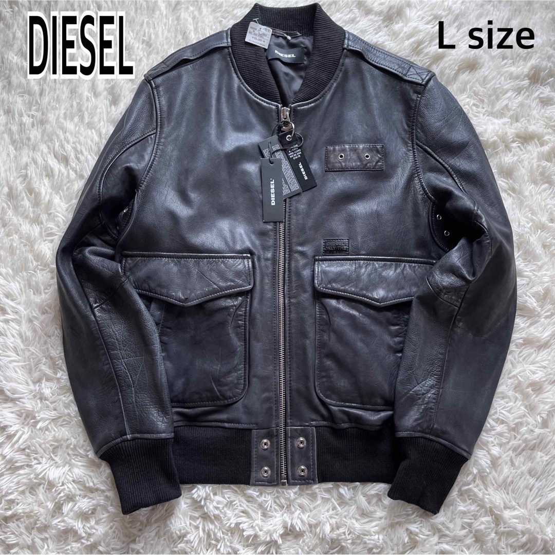 diesel レザージャケット　新品未使用レザージャケット