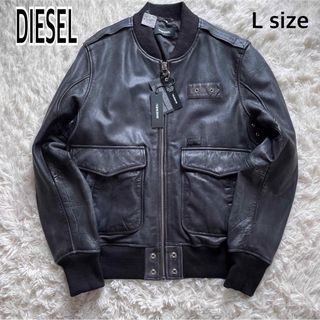 DIESEL ディーゼル レイヤード コットンライダース　ジャケット　L