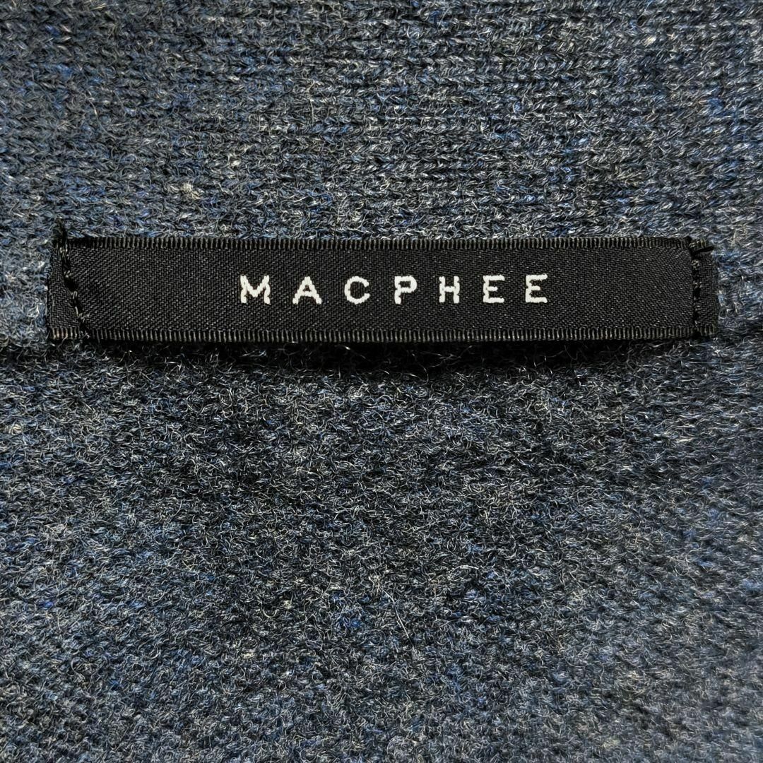 MACPHEE(マカフィー)のMACPHEE マカフィー ウール ニットセーター ブルー プルオーバー S レディースのトップス(ニット/セーター)の商品写真