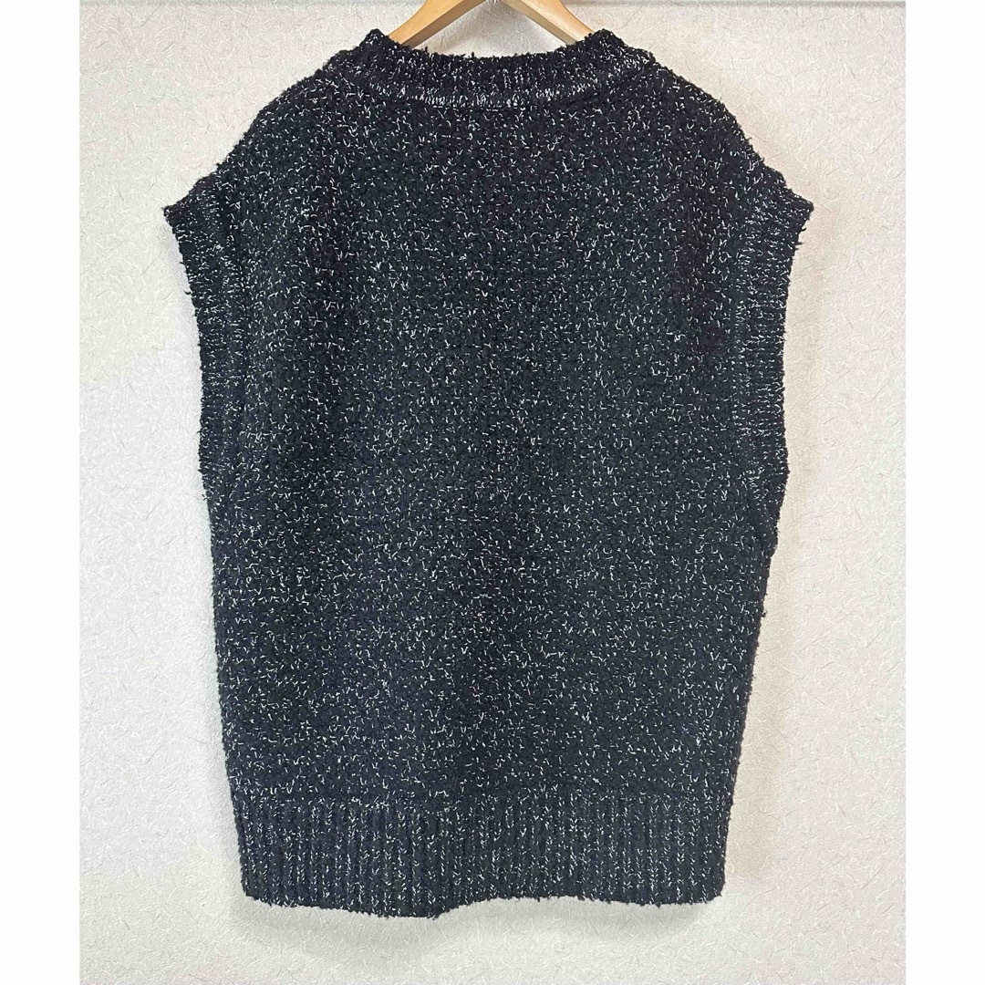 CLANE(クラネ)の【CLANE/クラネ】 SIDE ZIP TWEED KNIT VEST：ベスト レディースのトップス(ベスト/ジレ)の商品写真