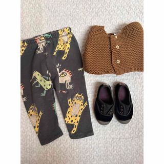 ザラキッズ(ZARA KIDS)のzara kids アニマルプリント　レギンス　パンツ　86cm 12-18m(パンツ)