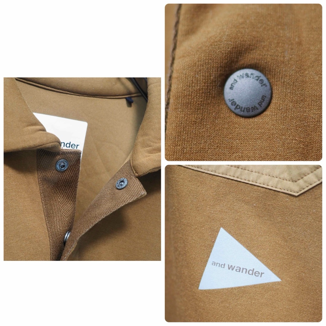 and wander(アンドワンダー)のand wander 22AW Airly Warm Button P/O-M メンズのトップス(スウェット)の商品写真