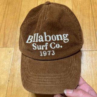 ビラボン(billabong)のbillabongコーデュロイキャップ(キャップ)