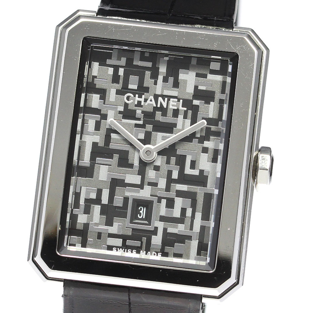 CHANEL(シャネル)のシャネル CHANEL H6128 ボーイフレンド ネオツイード デイト クォーツ ボーイズ 箱・保証書付き_791358 メンズの時計(腕時計(アナログ))の商品写真