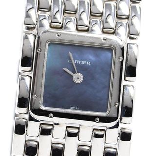 カルティエ(Cartier)のジャンク カルティエ CARTIER W61002T9 パンテール リュバン クォーツ レディース _791762(腕時計)