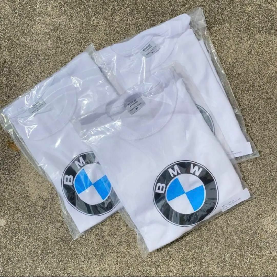 BMW(ビーエムダブリュー)の90's ～ BMW Tシャツ オフィシャル Deadstock 白 XL メンズのトップス(Tシャツ/カットソー(半袖/袖なし))の商品写真