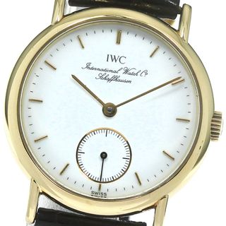 インターナショナルウォッチカンパニー(IWC)のIWC SCHAFFHAUSEN IW2532 ポートフィノ K18YG スモールセコンド 手巻き ボーイズ _793896(腕時計(アナログ))