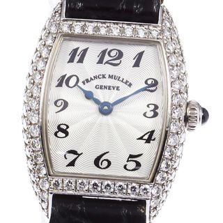 フランクミュラー(FRANCK MULLER)のフランクミュラー FRANCK MULLER 2500MCBG トノウカーベックスプティ K18WG ダイヤベゼル クォーツ レディース _793895(腕時計)