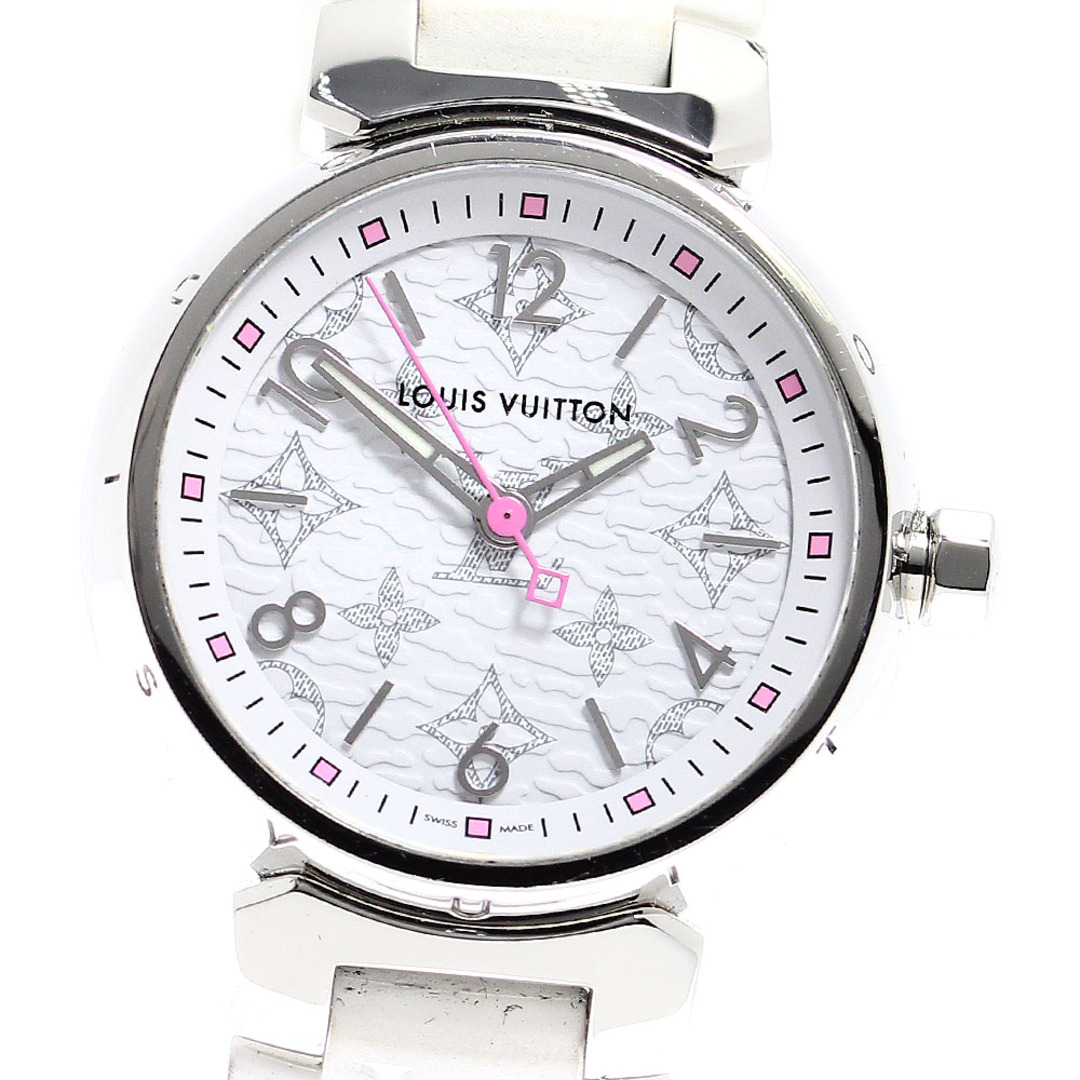 LOUIS VUITTON(ルイヴィトン)のルイ・ヴィトン LOUIS VUITTON QA115 タンブール PM モノグラム クォーツ レディース 良品 保証書付き_794434 レディースのファッション小物(腕時計)の商品写真