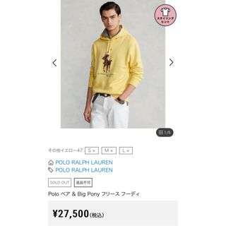 ポロラルフローレン(POLO RALPH LAUREN)のポロラルフローレン　フリース　フーディ　ポロベア　ビッグポニー(パーカー)